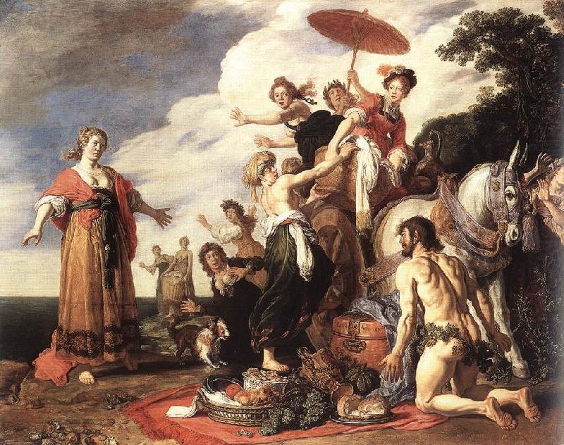 LASTMAN, Pieter Pietersz. Odysseus and Nausicaa g china oil painting image